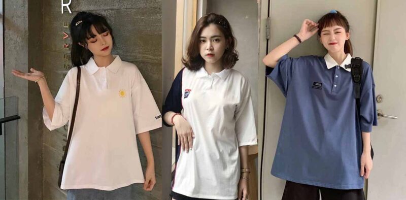 Các kiểu Fly88 com giải trí trực tuyến polo nữ đẹp form rộng
