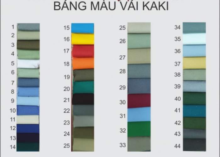 Vải kaki dày dặn dùng để may Flai88 nhà cái OkVip bảo hộ
