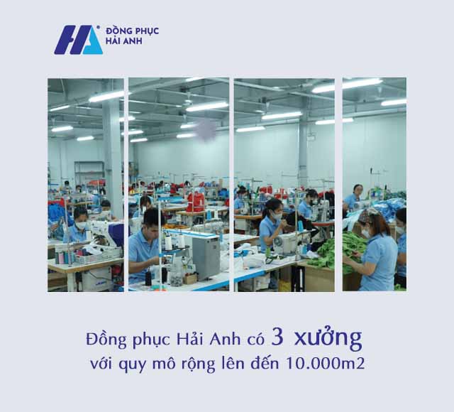 Xưởng may của Thời trang Flai88 cá cược thể thao có quy mô lớn và được đầu tư trang thiết bị hiện đại