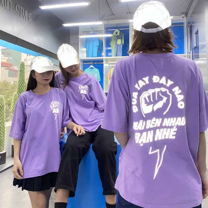 Kỹ thuật in dạ quang, phản quang tạo nên các hình in ấn tượng, bắt mắt