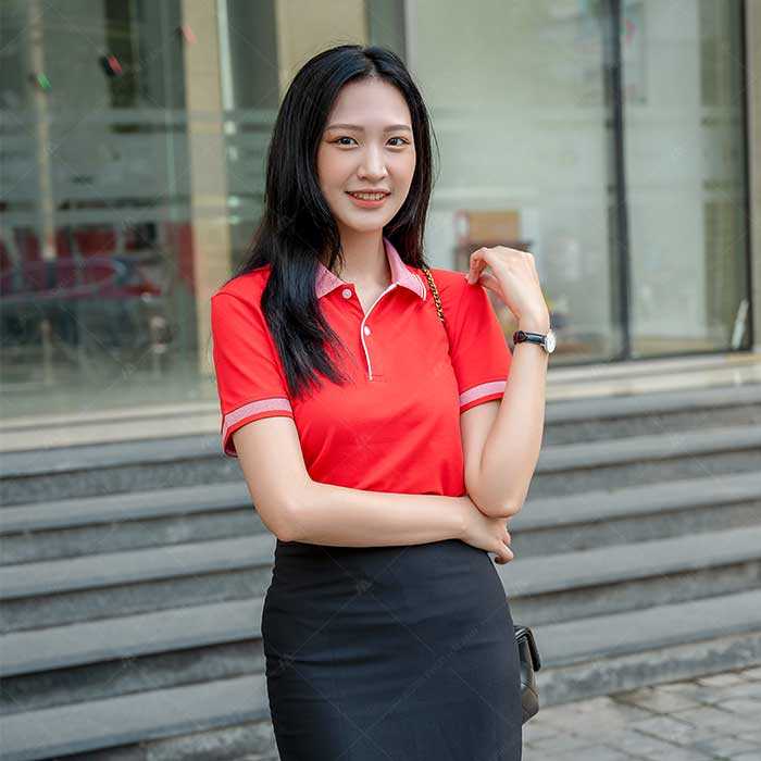 Mẫu Flyok.vip truy cập ngay nhân viên nữ ngân hàng thanh lịch