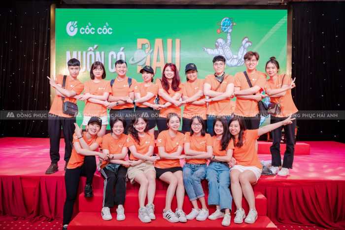 Công ty Cốc Cốc đặt may áo teambuilding tại Flai88 cá cược thể thao