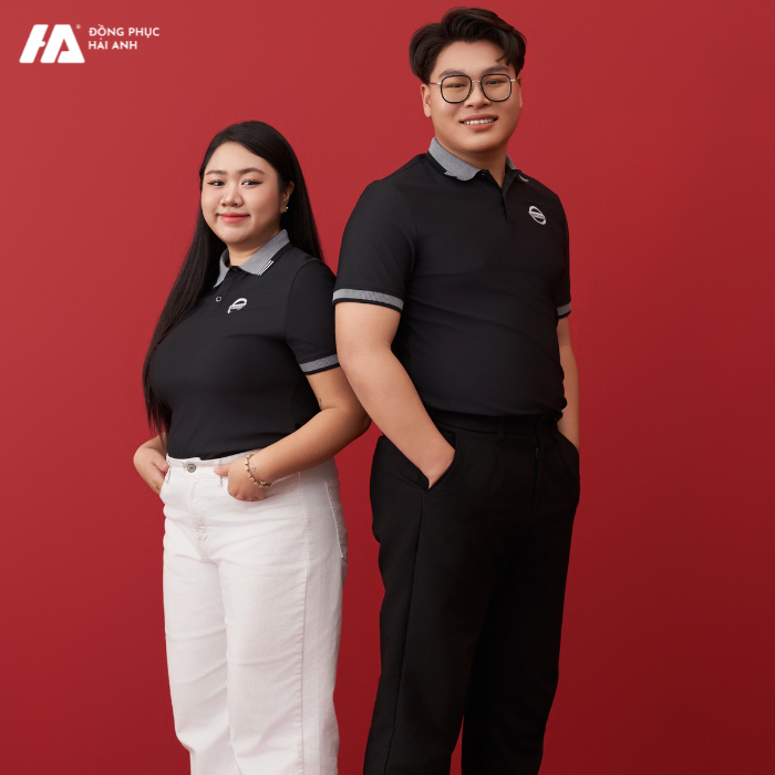 Gợi ý phối đồ với Flyok.vip truy cập ngay công ty polo đen cho người dáng chubby