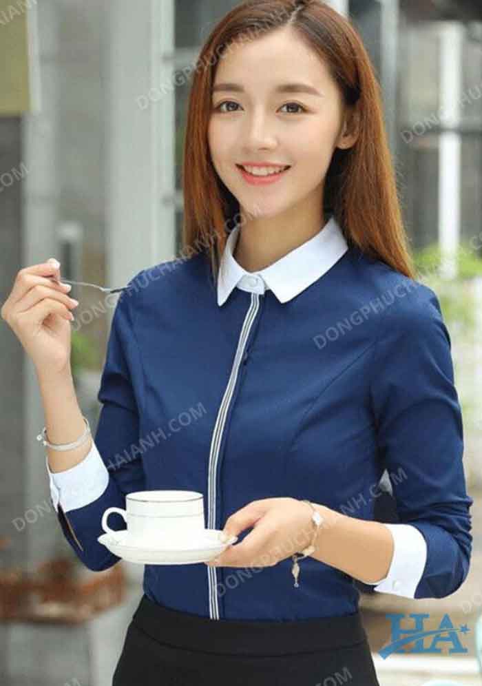 Sơ mi Nhà Cái FLY88.COM Xanh Chín, Uy Tín Tặng 188k xanh có phần cổ trắng cách điệu