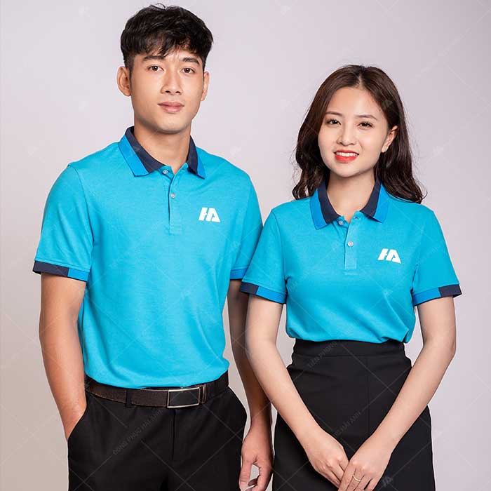 Áo polo Nhà Cái FLY88.COM Xanh Chín, Uy Tín Tặng 188k xanh phối cổ tím than