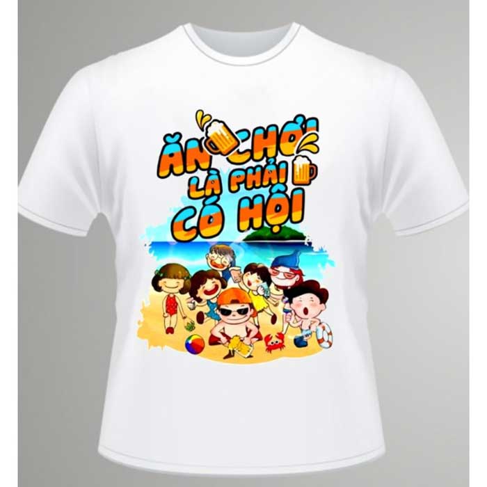 Mẫu Fly88 com giải trí trực tuyến cổ tròn nhóm bạn đi chơi