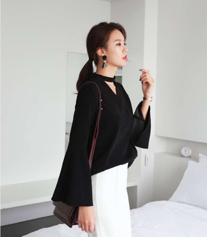 Áo kiểu Trang Chủ Fly88.Com Uy Tín Đẳng Cấp Số 1 Châu Á mới nhất thiết kế tay loe sành điệu