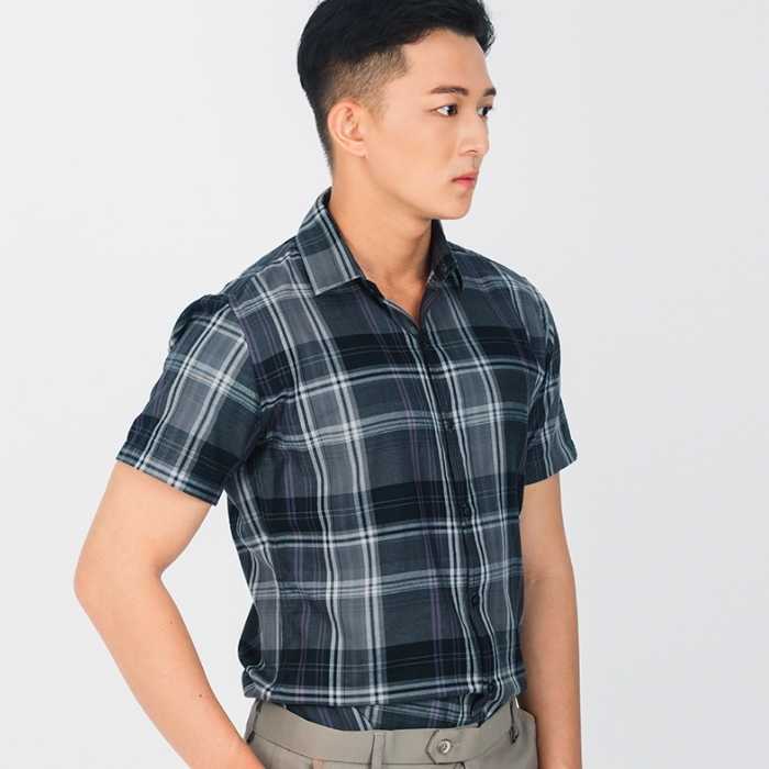 Áo sơ mi nam Trang Chủ Fly88.Com Uy Tín Đẳng Cấp Số 1 Châu Á ngắn tay hoạ tiết caro nổi bật với vẻ đẹp khoẻ khoắn, trang nhã và trẻ trung