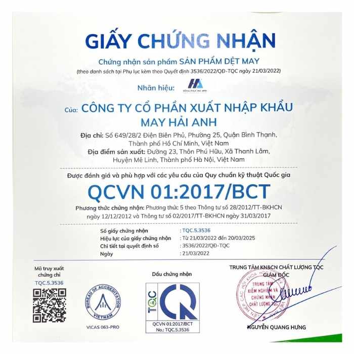 FLY888 Tỷ Lệ Kèo Hấp đạt tiêu chuẩn kĩ thuật quốc gia về chất lượng, đảm bảo an toàn cho người sử dụng