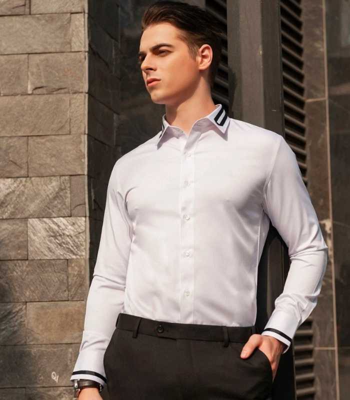 Sơ mi Slim Fit có nhiều chi tiết bó sát, phù hợp với những người có vóc dáng cân đối