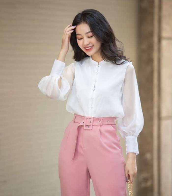 Quần nữ Trang Chủ Fly88.Com Uy Tín Đẳng Cấp Số 1 Châu Á hàng hiệu cao cấp phối sơ mi cách điệu