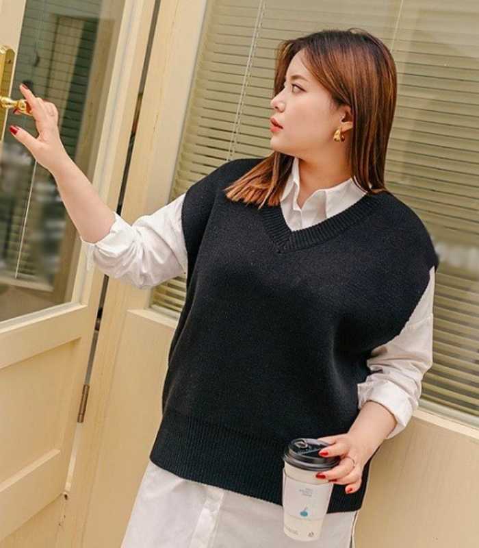 Trang phục bầu Trang Chủ Fly88.Com Uy Tín Đẳng Cấp Số 1 Châu Á áo gile len giúp giữ ấm mùa đông