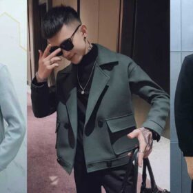 Mẫu áo khoác cỏ bẻ nam cao cấp