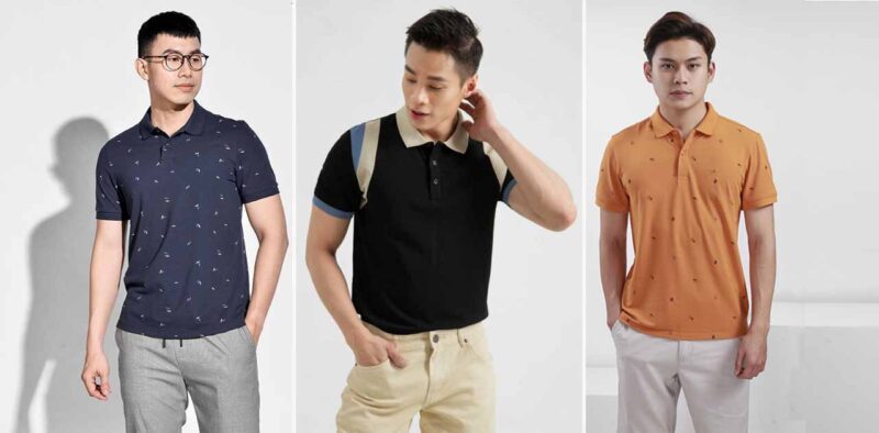 Các mẫu Fly88 com giải trí trực tuyến cổ bẻ họa tiết đẹp cho nam