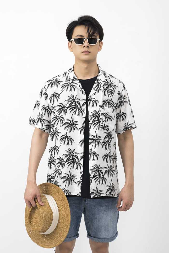 Set đồ đi biển FLY88 tặng nạp đầu 188K họa tiết mix quần short jean