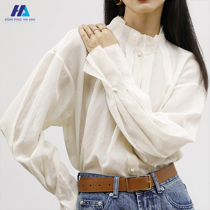 Sơ mi kiểu Hàn Quốc cho nữ được may từ Trang Chủ Fly88.Com Uy Tín Đẳng Cấp Số 1 Châu Á cao cấp, tạo sự thoải mái khi mặc 