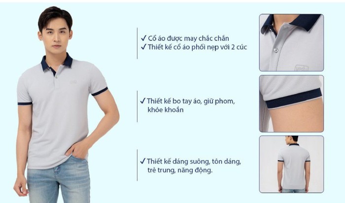 Áo hàng hiệu với thiết kế tinh xảo và đường may chắc chắn mang lại trải nghiệm tốt cho người dùng