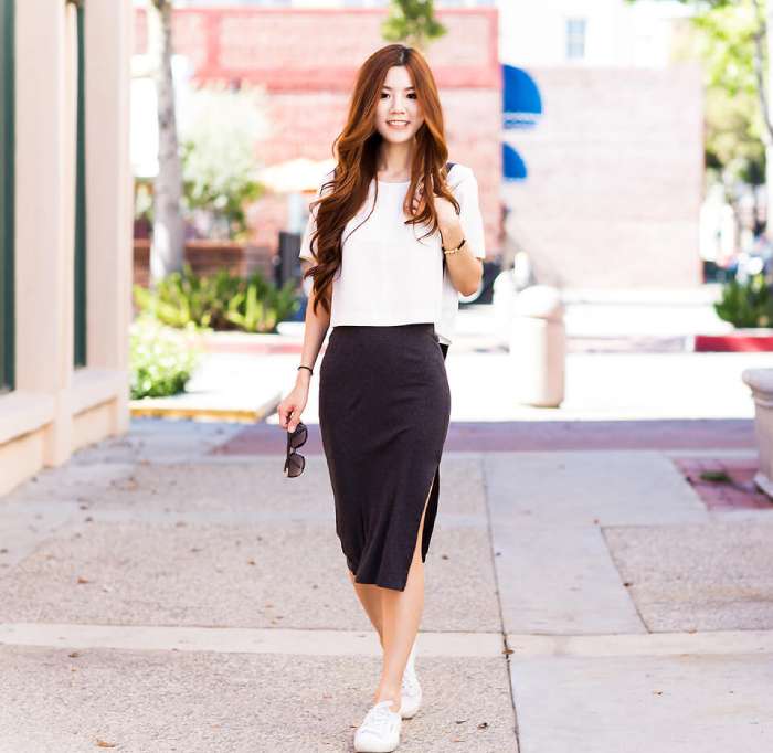 Mix Fly88 com giải trí trực tuyến mềm mại cùng Fly88com code khuyến mãi bút chì xẻ tà mang đến sự nữ tính cho cô nàng