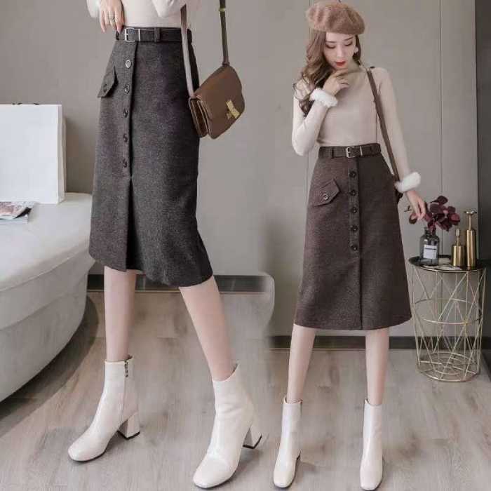 Chân váy dạ dáng dài phối bốt cao cổ thời trang Trang Chủ Fly88.Com Uy Tín Đẳng Cấp Số 1 Châu Á mùa đông sành điệu