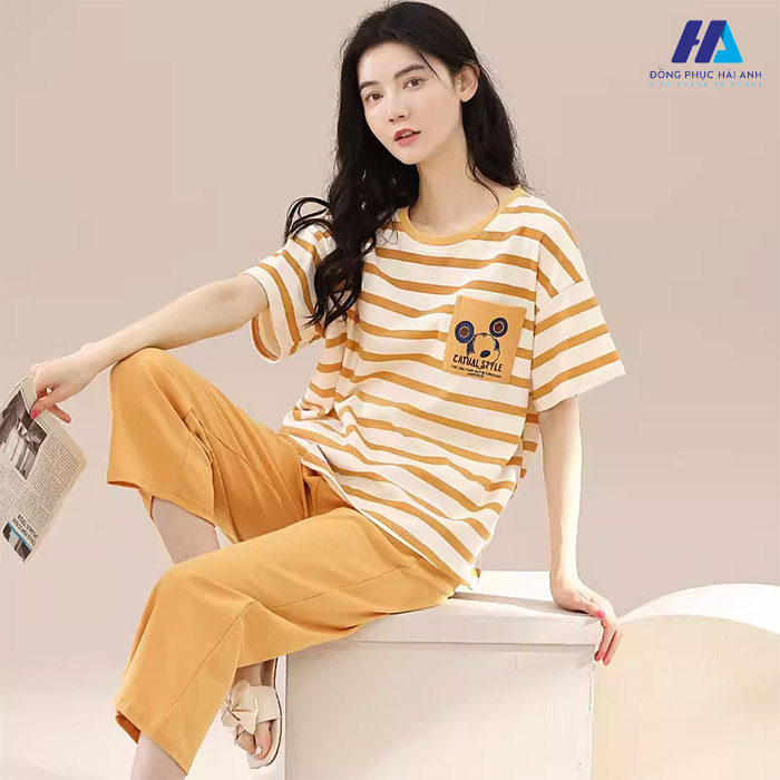 Tổng hợp các kiểu đồ bộ may đẹp mặc nhà