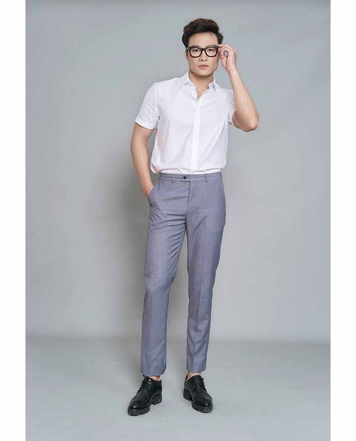 Trẻ trung, lịch sự khi kết hợp FLY88 tặng nạp đầu 188K và quần tây dáng suông