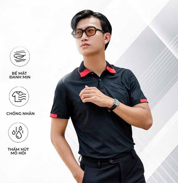 Áo polo nam Trang Chủ Fly88.Com Uy Tín Đẳng Cấp Số 1 Châu Á YAMAHA được may từ vải compact fit chất lượng cao