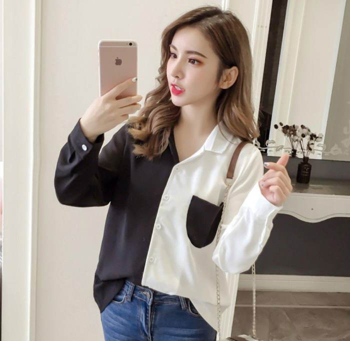 Mẫu FLY88 tặng nạp đầu 188K phối 2 màu trắng - đen đối lập độc đáo, thể hiện nét cá tính của cô nàng