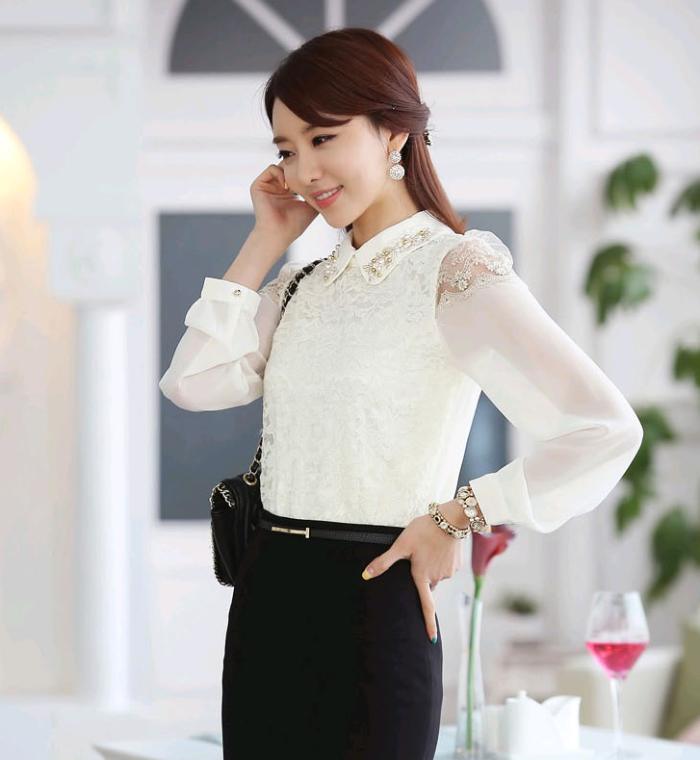 Áo sơ mi ren tay bồng cho chị em Fly88 com cá cược WC 2026 thêm phần điệu đà