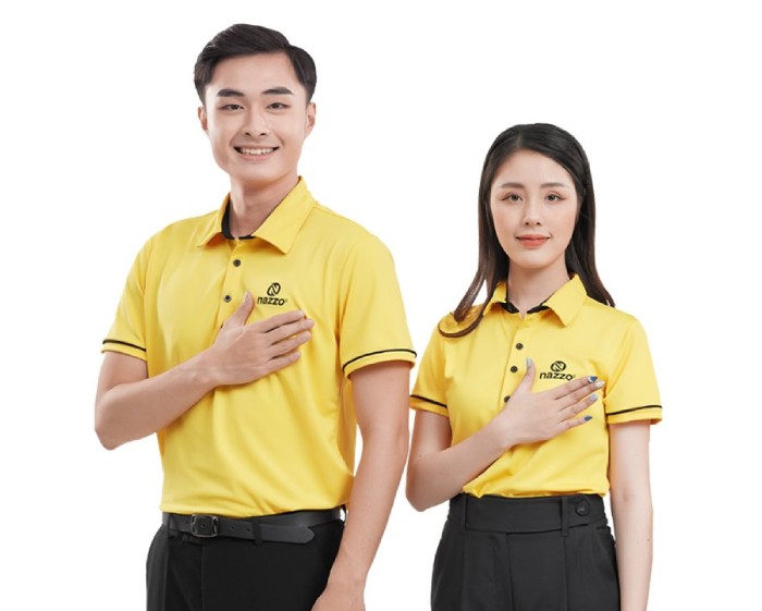 FLy88 quaytay.tv bóng đá Nazzo được aothunvtop may và in decal logo trước ngực làm điểm nhấn cho áo