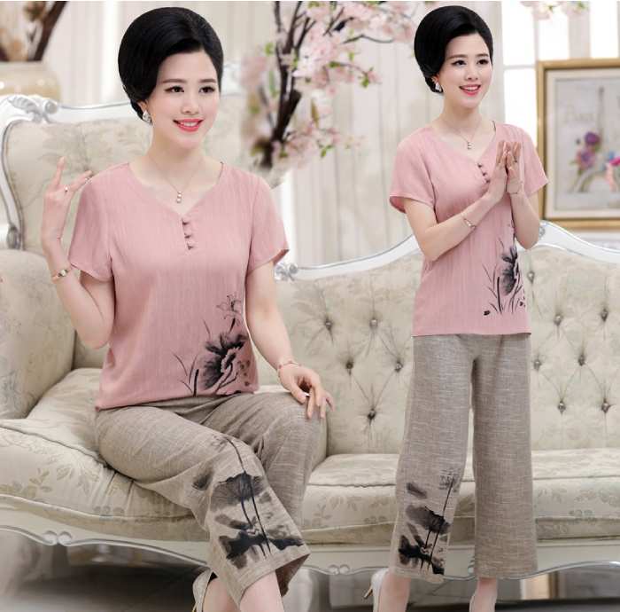 Bộ quần áo mặc ở nhà được may từ Trang Chủ Fly88.Com Uy Tín Đẳng Cấp Số 1 Châu Á vải voan hiệu POLLY