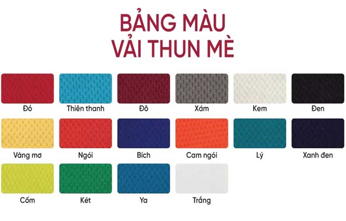 Bảng màu Trang Chủ Fly88.Com Uy Tín Đẳng Cấp Số 1 Châu Á vải thun mè