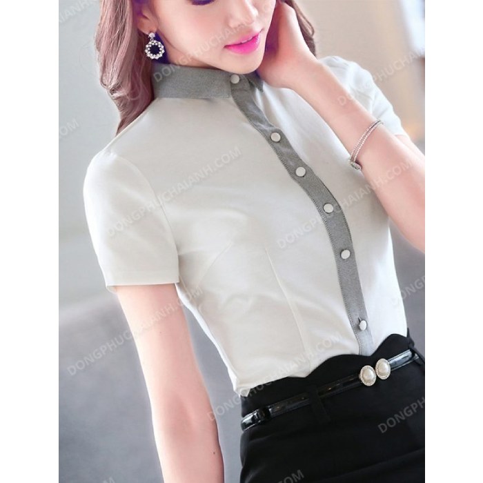 Áo sơ mi Trang Chủ Fly88.Com Uy Tín Đẳng Cấp Số 1 Châu Á tay cộc mang đến sự thoải mái cho chị em phụ nữ