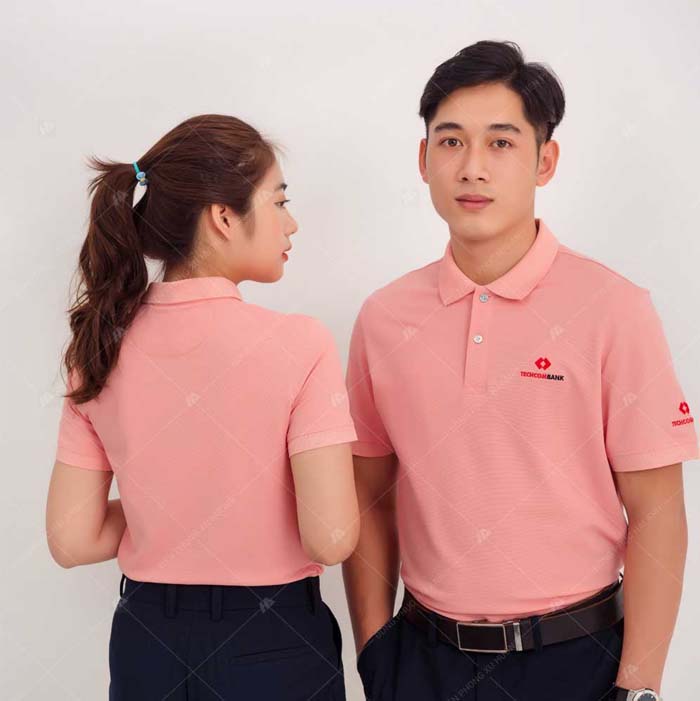 Áo polo hồng được FLY888 Tỷ Lệ Kèo Hấp may bằng vải cotton cao cấp