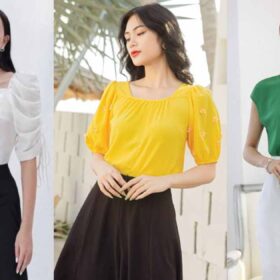 Những mẫu áo lẻ sang chảnh có thiết kế đơn giản dành cho phái đẹp