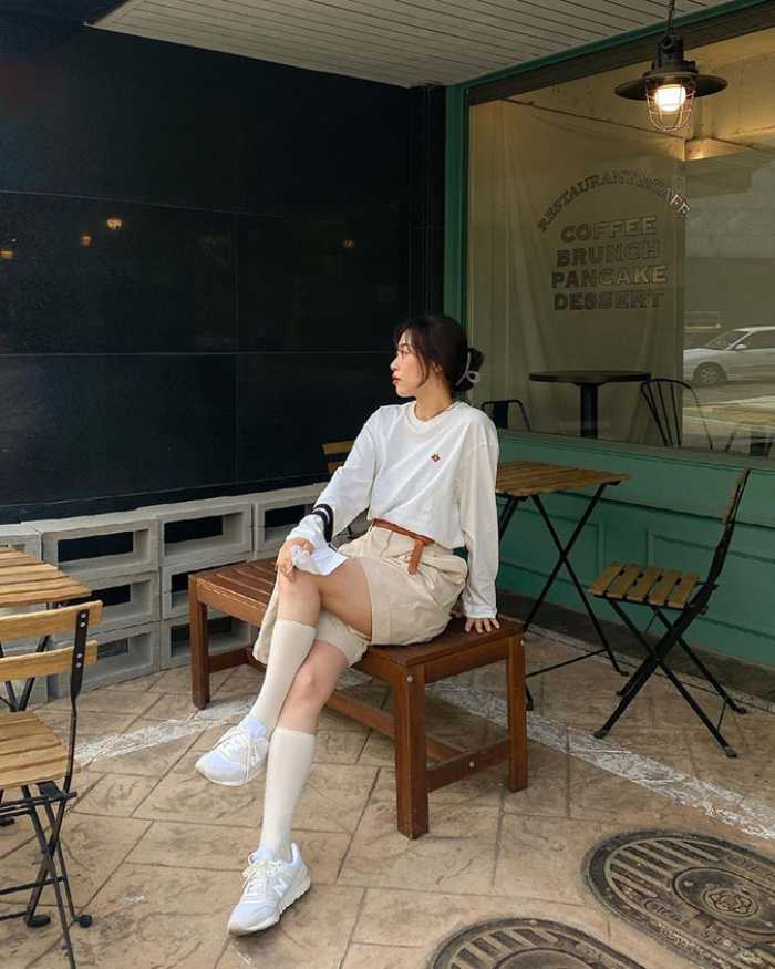 Thời trang Trang Chủ Fly88.Com Uy Tín Đẳng Cấp Số 1 Châu Á mùa hè lý tưởng cho nàng với cách phối quần short Fly88 com giải trí trực tuyến tay dài