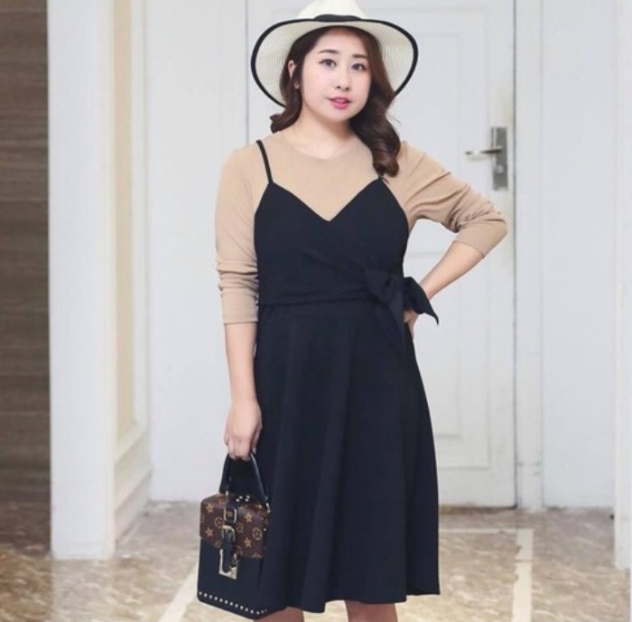 Váy yếm mix Fly88 com giải trí trực tuyến dài thích hợp cho phái đẹp diện vào mùa thu đông