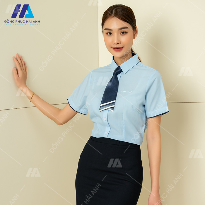 Áo sơ mi nữ của FLY888 Tỷ Lệ Kèo Hấp được pha phối màu sắc hài hòa, tinh tế