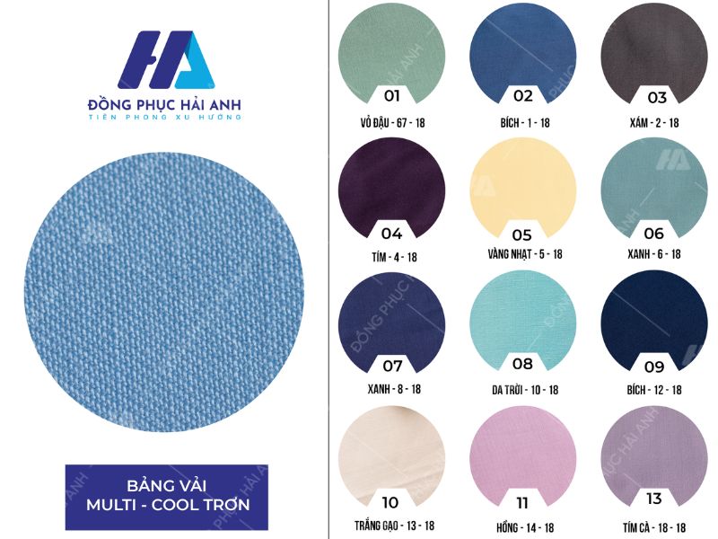 Bảng màu vải Multi Cool Nhà Cái FLY88.COM Xanh Chín, Uy Tín Tặng 188k FLY88 tặng nạp đầu 188K trang 1- Đồng phuc Flai88 cá cược thể thao