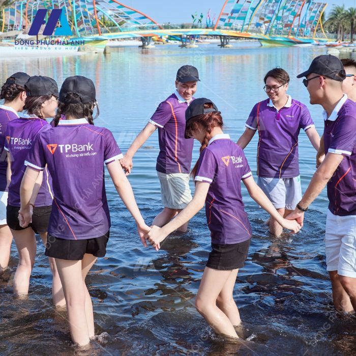 Áo Team building đi biển ngân hàng TPbank- FLY888 Tỷ Lệ Kèo Hấp