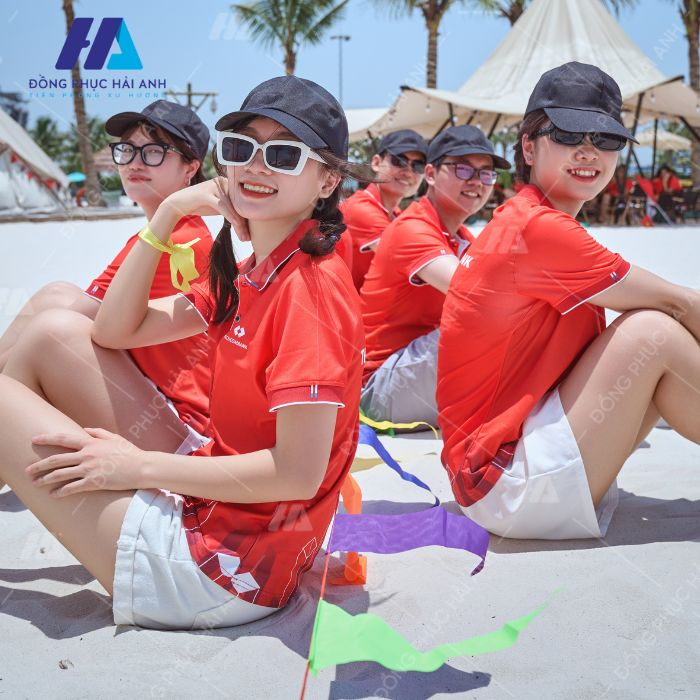 Áo team building ngân hàng Techcombank- FLY888 Tỷ Lệ Kèo Hấp