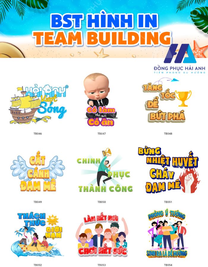 Bộ sưu tập hình in Logo Team Building du lịch - FLY888 Tỷ Lệ Kèo Hấp