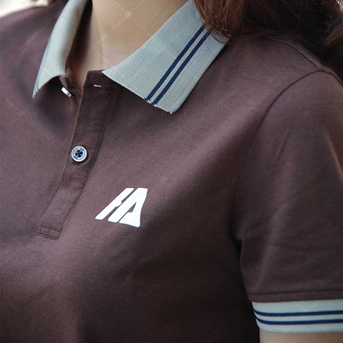 Áo Nhà Cái FLY88.COM Xanh Chín, Uy Tín Tặng 188k màu nâu phối với logo sáng màu