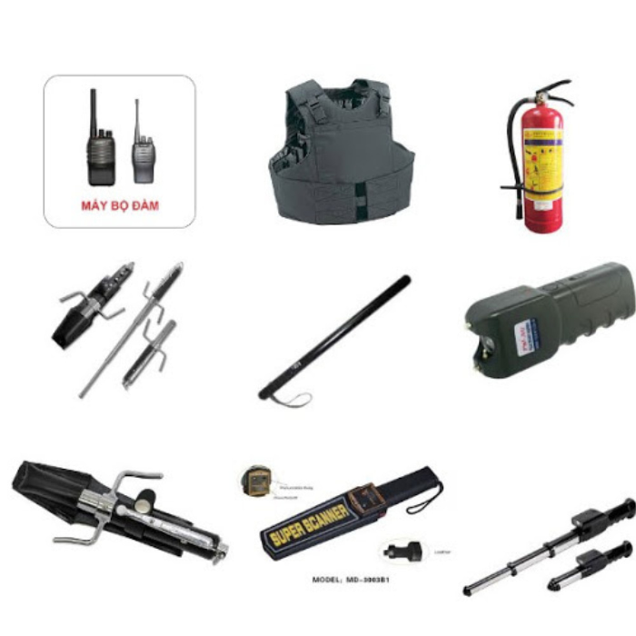 Dụng cụ Trang chính thức của nhà cái FLY88 của bảo vệ được trang bị giúp ứng phó trong mọi tình huống