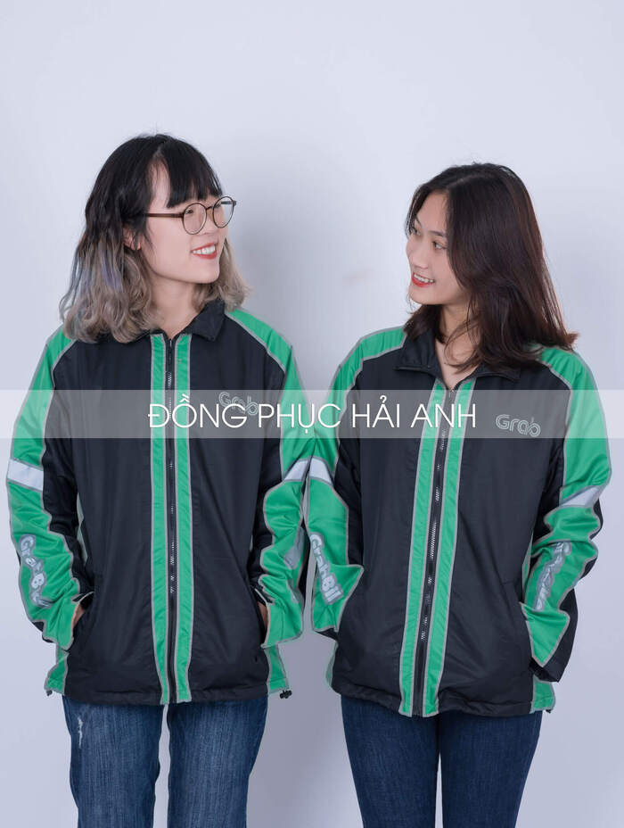 Mẫu áo khoác Nhà Cái FLY88.COM Xanh Chín, Uy Tín Tặng 188k công ty Grabbike thuận tiện cho nhân viên thường xuyên di chuyển ngoài trời