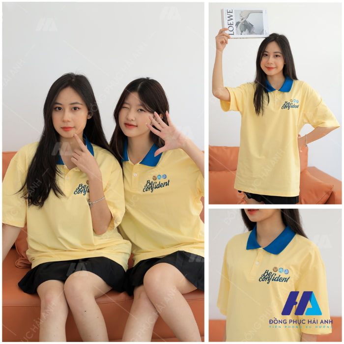 FLy88 quaytay.tv bóng đá áo lớp màu vàng nhạt không kén da và dễ phối đồ