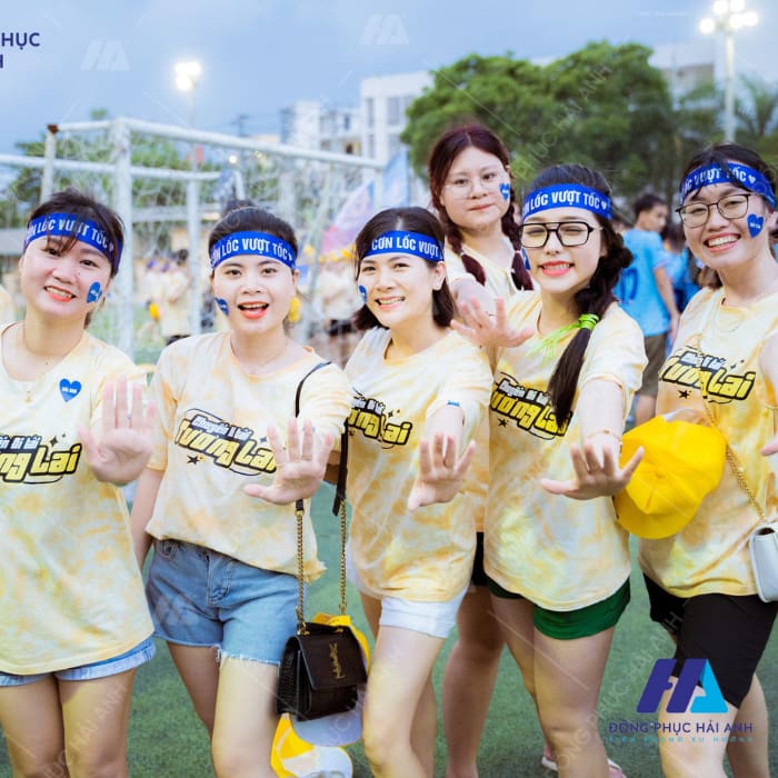 Thiết kế áo màu vàng team building lựa chọn Trang Chủ Fly88.Com Uy Tín Đẳng Cấp Số 1 Châu Á vải cotton thoáng mát