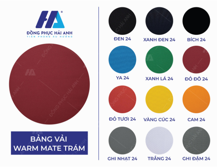 Chi tiết bảng màu áo gió vải Warm Mate trám- FLY888 Tỷ Lệ Kèo Hấp