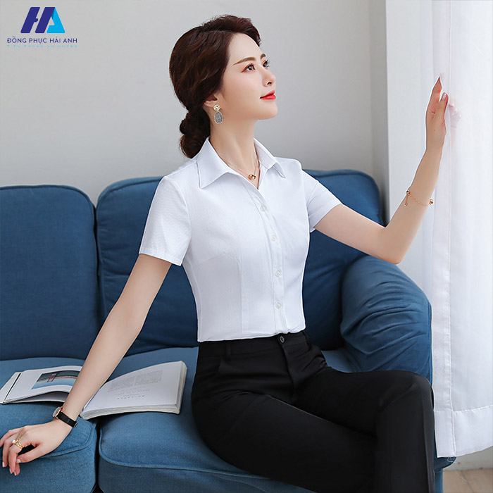 Áo sơ mi nữ mang phong cách thanh lịch và trang nhã