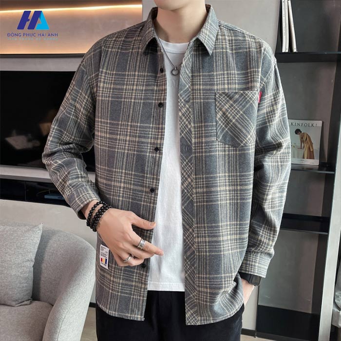 Vải Flannel từ cotton tương đối dày dặn và bề mặt mềm mịn