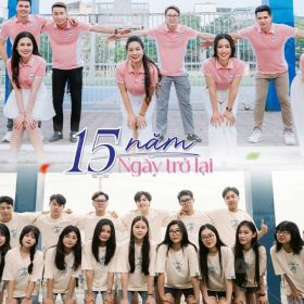 Logo kỷ niệm 15 năm ra trường FLY888 Tỷ Lệ Kèo Hấp